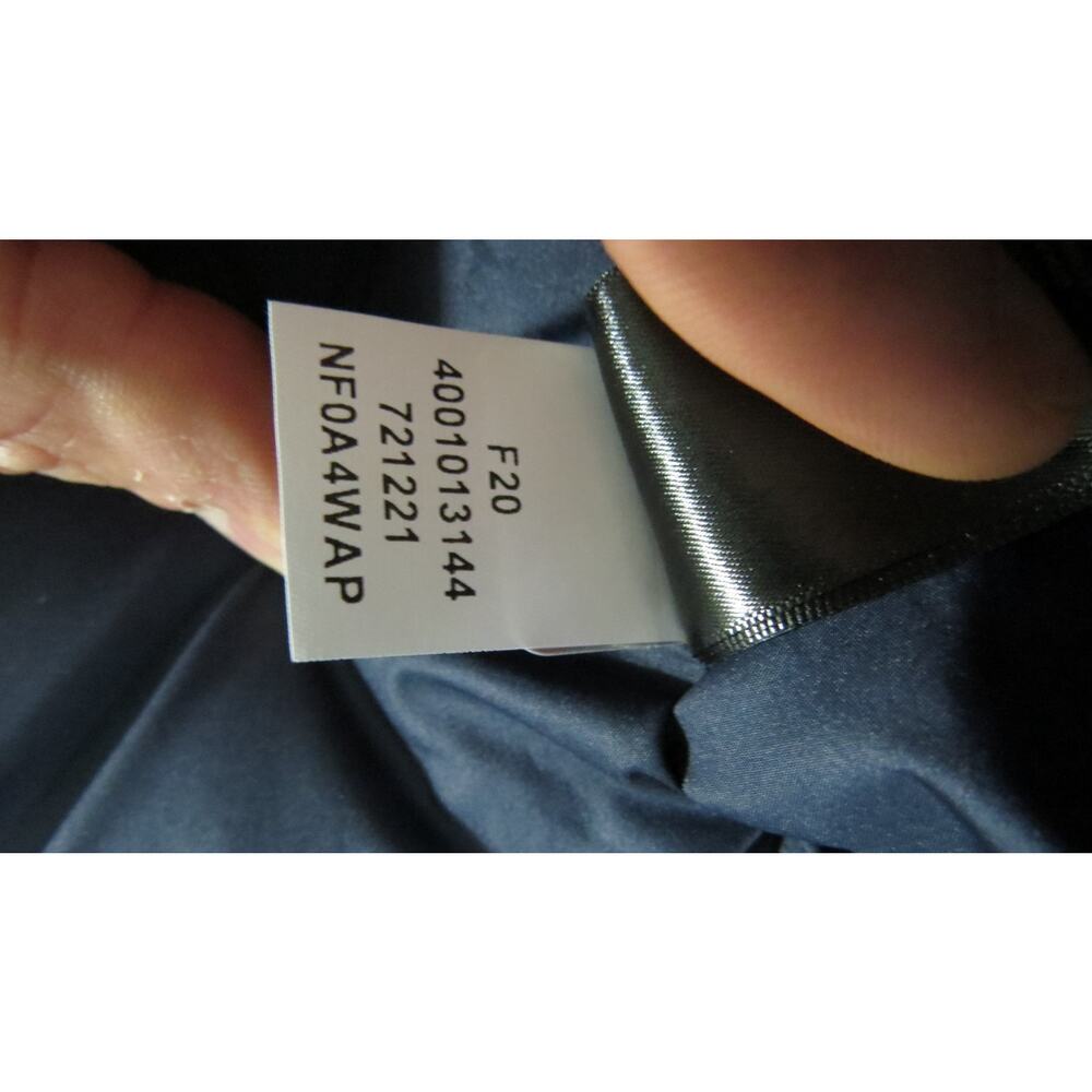The North Face Womens Saikuru Puffer Jacket S Blue Black Full Zip Insulated Coat - Picture 7 of 13